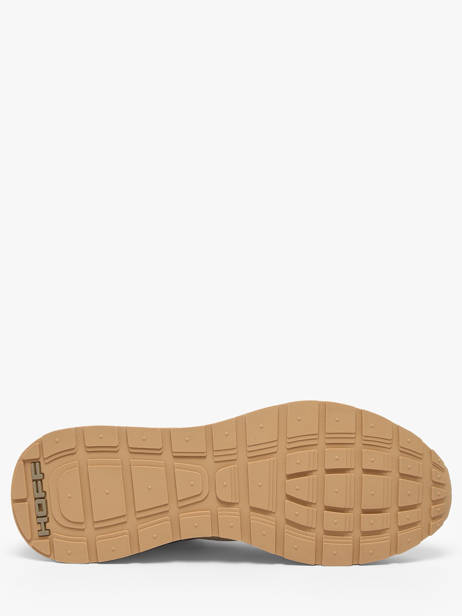 Sneakers City Uit Leder Hoff Groen men 12602006 ander zicht 5